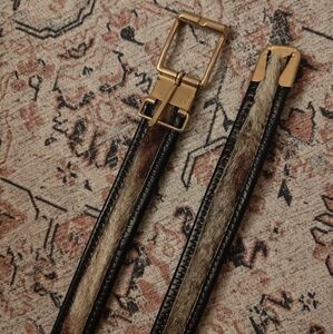 Vintage Fur Montblanc Belt